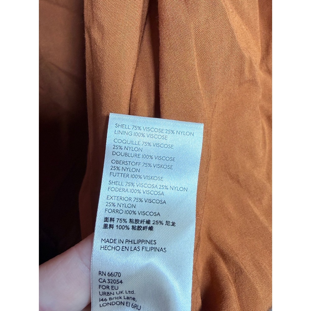 Anthropologie Velvet Kimono Cardigan XL Orange Purple Floral Open Boho Oversized - Picture 8 of 16